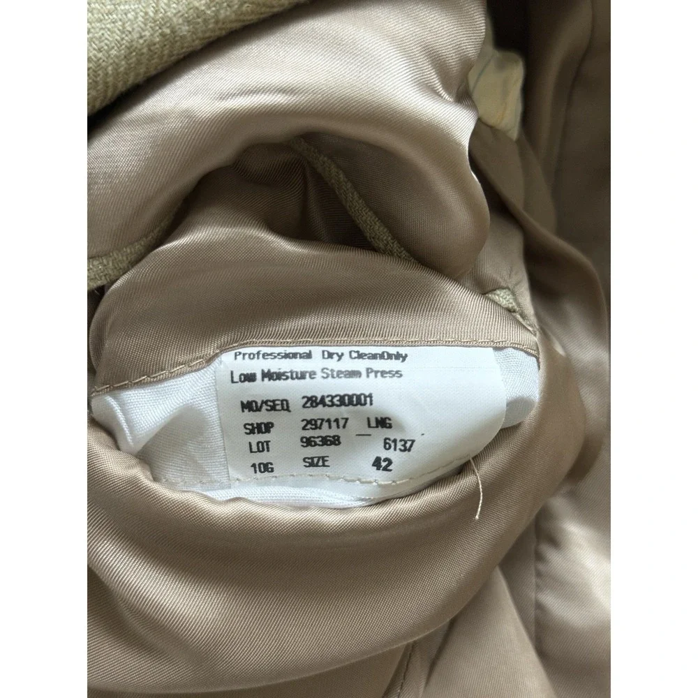Brooks Brothers‎ Jacket Mens 42 Tan Beige Plaid Blazer Sport Coat Union USA Made